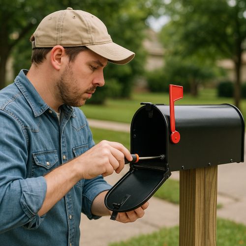 Professional mailbox repair technician in Albuquerque